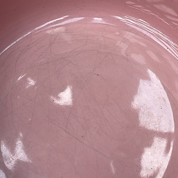 Vintage Pink Bauer Pottery Casserole Dish Mid Century - Picture 6 of 10